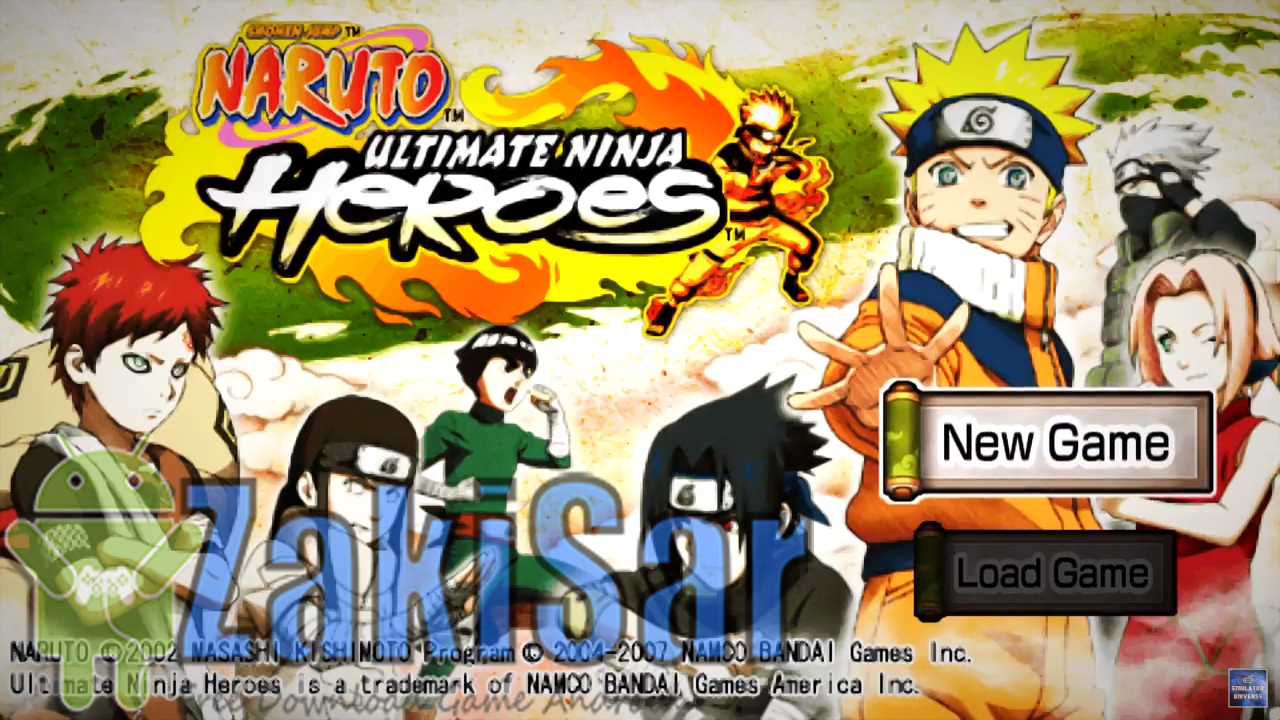 naruto ultimate ninja heroes ppsspp